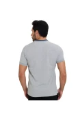 CAMISA ADIDAS POLO ESS MASCULINA - Cinza/marinho CAMISA ADIDAS POLO ESS MASCULINA - Cinza/marinho