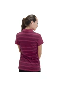 CAMISA ADIDAS POLO STRIPED FEMININA - Pink CAMISA ADIDAS POLO STRIPED FEMININA - Pink