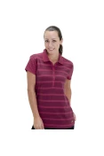 CAMISA ADIDAS POLO STRIPED FEMININA - Pink CAMISA ADIDAS POLO STRIPED FEMININA - Pink