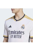CAMISA ADIDAS REAL MADRID OFICIAL I 23/24 TORCEDOR - Branco CAMISA ADIDAS REAL MADRID OFICIAL I 23/24 TORCEDOR - Branco