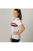 CAMISA ADIDAS SÃO PAULO OFICIAL 1 2018 SEM NÚMERO FEMININA - Branco CAMISA ADIDAS SÃO PAULO OFICIAL 1 2018 SEM NÚMERO FEMININA - Branco
