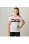 CAMISA ADIDAS SÃO PAULO OFICIAL 1 2018 SEM NÚMERO FEMININA - Branco CAMISA ADIDAS SÃO PAULO OFICIAL 1 2018 SEM NÚMERO FEMININA - Branco