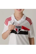 CAMISA ADIDAS SÃO PAULO OFICIAL 1 2018 SEM NÚMERO INFANTIL - Branco CAMISA ADIDAS SÃO PAULO OFICIAL 1 2018 SEM NÚMERO INFANTIL - Branco