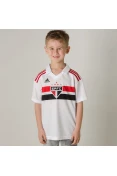 CAMISA ADIDAS SÃO PAULO OFICIAL 1 2018 SEM NÚMERO INFANTIL - Branco CAMISA ADIDAS SÃO PAULO OFICIAL 1 2018 SEM NÚMERO INFANTIL - Branco