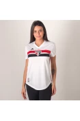 CAMISA ADIDAS SÃO PAULO OFICIAL 1 2019 SEM NÚMERO FEMININA - Branco/vermelho CAMISA ADIDAS SÃO PAULO OFICIAL 1 2019 SEM NÚMERO FEMININA - Branco/vermelho