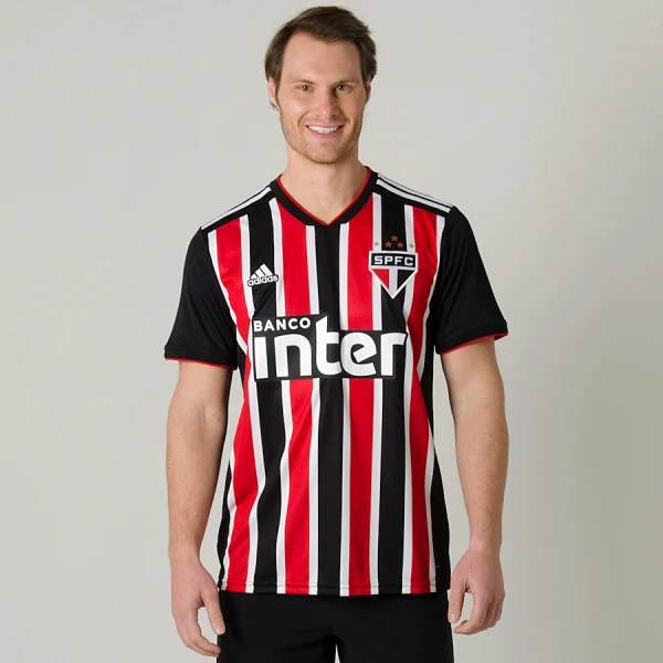 CAMISA ADIDAS SÃO PAULO OFICIAL 2 2018 SEM NÚMERO