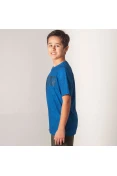 CAMISA ADIDAS YB P U JER INFANTIL - Azul CAMISA ADIDAS YB P U JER INFANTIL - Azul