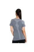 CAMISA ASICS COMPRESSÃO SEAMLESS SS FEMININA - Cinza CAMISA ASICS COMPRESSÃO SEAMLESS SS FEMININA - Cinza