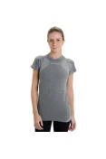 CAMISA ASICS SEAMLESS SS FEMININA - Cinza