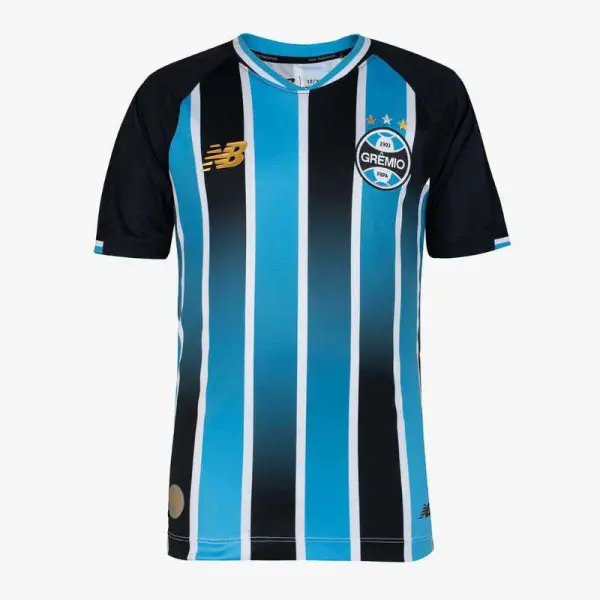 CAMISA NEW BALANCE GREMIO TORCEDOR 26/27 INFANTIL - Preto/azul