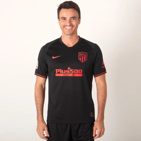 CAMISA NIKE ATLÉTICO DE MADRID OFICIAL 2 2019/20 SEM NÚMERO