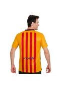 CAMISA NIKE BARCELONA OFICIAL 2 2015/16 SEM NÚMERO - Amarelo/marinho CAMISA NIKE BARCELONA OFICIAL 2 2015/16 SEM NÚMERO - Amarelo/marinho