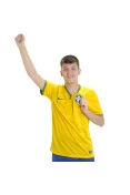 CAMISA NIKE BRASIL OFICIAL 1 2014 TORCEDOR SEM NÚMERO - Amarelo CAMISA NIKE BRASIL OFICIAL 1 2014 TORCEDOR SEM NÚMERO - Amarelo