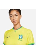 CAMISA NIKE BRASIL OFICIAL I 2022/23 TORCEDORA PRO FEMININA - Amarelo CAMISA NIKE BRASIL OFICIAL I 2022/23 TORCEDORA PRO FEMININA - Amarelo