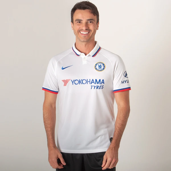 CAMISA NIKE CHELSEA OFICIAL 2 2019/20 SEM NÚMERO - Branco