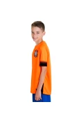 CAMISA NIKE CORINTHIANS OFICIAL 3 2015/16 SEM NÚMERO INFANTIL - Laranja/preto