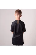 CAMISA NIKE CORINTHIANS OFICIAL 3 2018/19 INFANTIL AYRTON SENNA - Preto/dourado