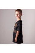 CAMISA NIKE CORINTHIANS OFICIAL 3 2018/19 INFANTIL AYRTON SENNA - Preto/dourado