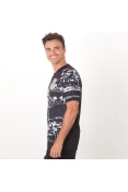 CAMISA NIKE CORINTHIANS OFICIAL 3 2019 INVASÕES TORCEDOR PRO SEM NÚMERO - Preto/branco