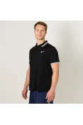CAMISA NIKE COURT TENNIS POLO MASCULINA - Preto/branco CAMISA NIKE COURT TENNIS POLO MASCULINA - Preto/branco
