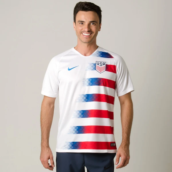 CAMISA NIKE ESTADOS UNIDOS OFICIAL 1 2018 SEM NÚMERO - Branco