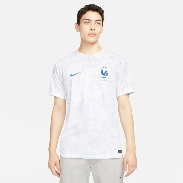 CAMISA NIKE FRANÇA OFICIAL II 2022/23 TORCEDOR PRO - Branco