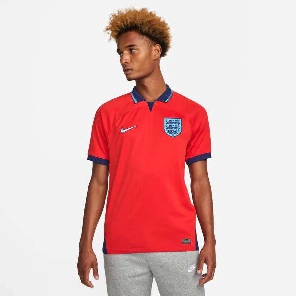CAMISA NIKE INGLATERRA OFICIAL II 2022/23 TORCEDOR PRO - Vermelho