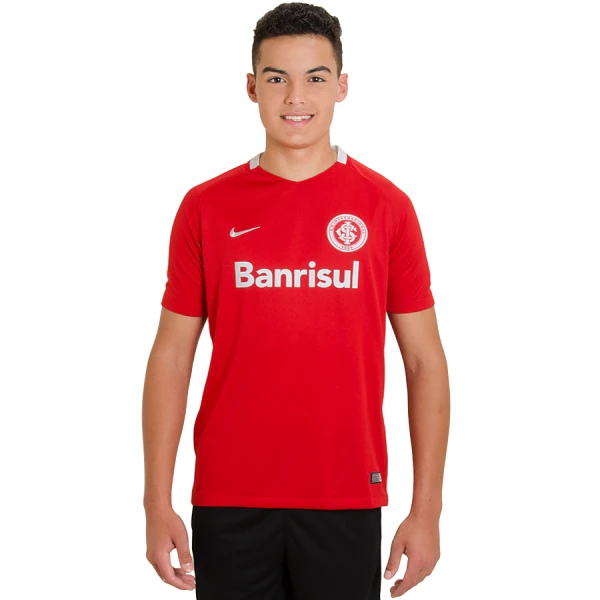 CAMISA NIKE INTERNACIONAL OFICIAL 1 2016/17 INFANTIL - Vermelho/branco