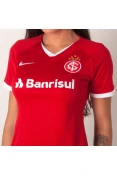 CAMISA NIKE INTERNACIONAL OFICIAL 1 2019/20 SEM NÚMERO FEMININA - Vermelho CAMISA NIKE INTERNACIONAL OFICIAL 1 2019/20 SEM NÚMERO FEMININA - Vermelho