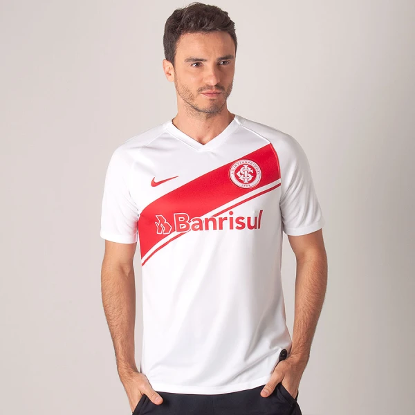CAMISA NIKE INTERNACIONAL OFICIAL 2 2019/20 SEM NÚMERO - Branco