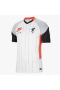 CAMISA NIKE LIVERPOOL AIR MAX TORCEDOR PRO MASCULINA - Branco/cinza CAMISA NIKE LIVERPOOL AIR MAX TORCEDOR PRO MASCULINA - Branco/cinza