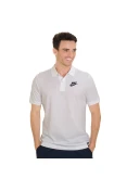 CAMISA NIKE NSW POLO SS MATCHUP MASCULINA - Branco/preto