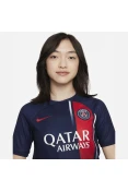 CAMISA NIKE PARIS SAINT-GERMAIN OF I 2023/24 INFANTIL - Marinho/vermelho CAMISA NIKE PARIS SAINT-GERMAIN OF I 2023/24 INFANTIL - Marinho/vermelho