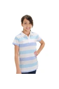 CAMISA NIKE POLO CLUB INFANTIL - Bege/azul