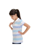 CAMISA NIKE POLO CLUB INFANTIL - Bege/azul CAMISA NIKE POLO CLUB INFANTIL - Bege/azul