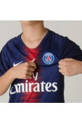 CAMISA NIKE PSG OFICIAL 1 2018/19 SEM NÚMERO INFANTIL - Marinho/vermelho