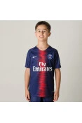 CAMISA NIKE PSG OFICIAL 1 2018/19 SEM NÚMERO INFANTIL - Marinho/vermelho