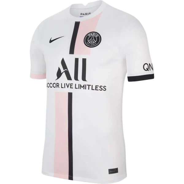 CAMISA NIKE PSG OFICIAL II 2021/22 TORCEDOR PRO MASCULINA - Branco/preto