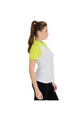 CAMISA NIKE SPHERE SS POLO FEMININA - Branco/verde CAMISA NIKE SPHERE SS POLO FEMININA - Branco/verde