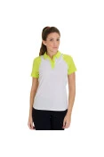 CAMISA NIKE SPHERE SS POLO FEMININA - Branco/verde CAMISA NIKE SPHERE SS POLO FEMININA - Branco/verde