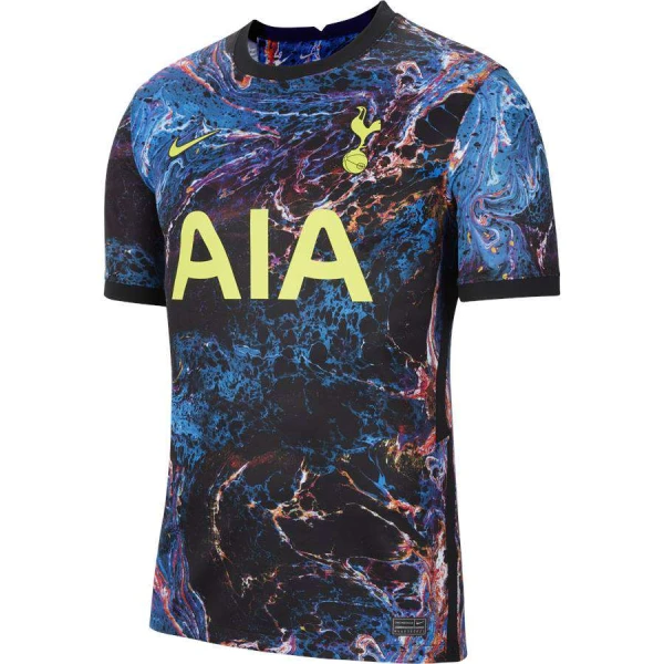 CAMISA NIKE TOTTENHAM OFICIAL II 2021/22 TORCEDOR PRO MASCULINA - Preto/azul