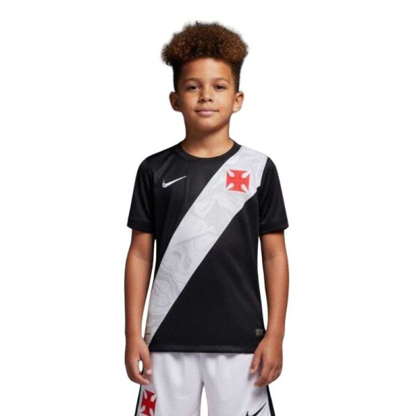 CAMISA NIKE VASCO TORCEDOR I 2026/27 INFANTIL - Preto/branco