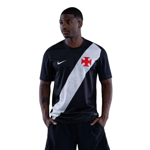 CAMISA NIKE VASCO TORCEDOR I 2026/27 MASCULINA - Preto/branco