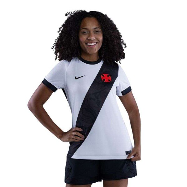 CAMISA NIKE VASCO TORCEDOR II 2026/27 FEMININA - Branco/preto