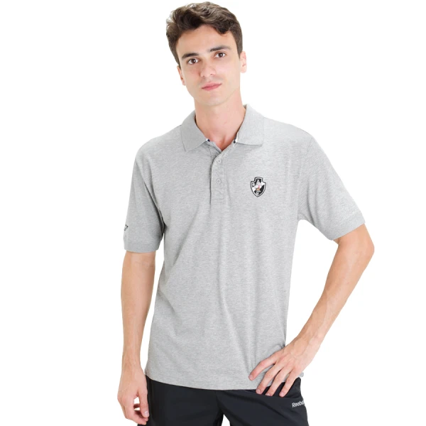 CAMISA PENALTY POLO VASCO BÁSICA 11 MASCULINA - Cinza