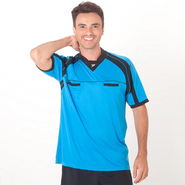 CAMISA POKER ÁRBITRO V MASCULINA - Azul/preto