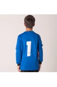 CAMISA POKER GOLEIRO ASTRO MANGA LONGA INFANTIL - Azul/cinza CAMISA POKER GOLEIRO ASTRO MANGA LONGA INFANTIL - Azul/cinza