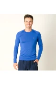CAMISA POKER SKIN BASIC II MANGA LONGA MASCULINA - Azul