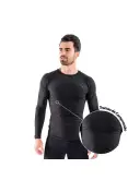 CAMISA POKER SKIN COMFORT XRAY II MANGA LONGA - Preto