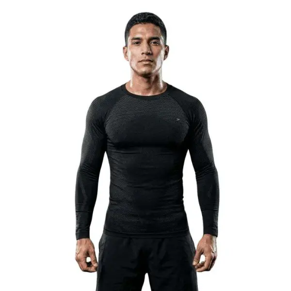 CAMISA POKER SKIN COMFORT XRAY II MANGA LONGA - Preto